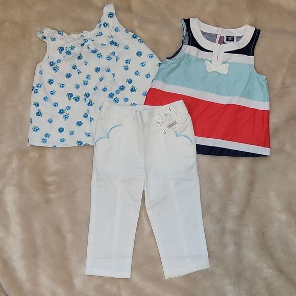JANIE AND JACK 3-PIECE SUMMER OUTFIT, SIZE 12-18 MONTHS - Picture 1 of 14
